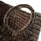 Casafield Set of 3 Multipurpose Boat Baskets with Handles, Woven Water Hyacinth Storage Organizers for Throw Blankets, Bedroom, Living Room, Laundry